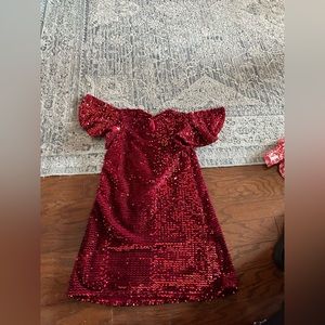 Beautiful red sequin girls dress ❤️❤️❤️